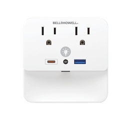 Bell+Howell Bionic Surge Protector Dimmable Night-Light, , large