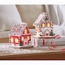Lit Gingerbread Houses, , large