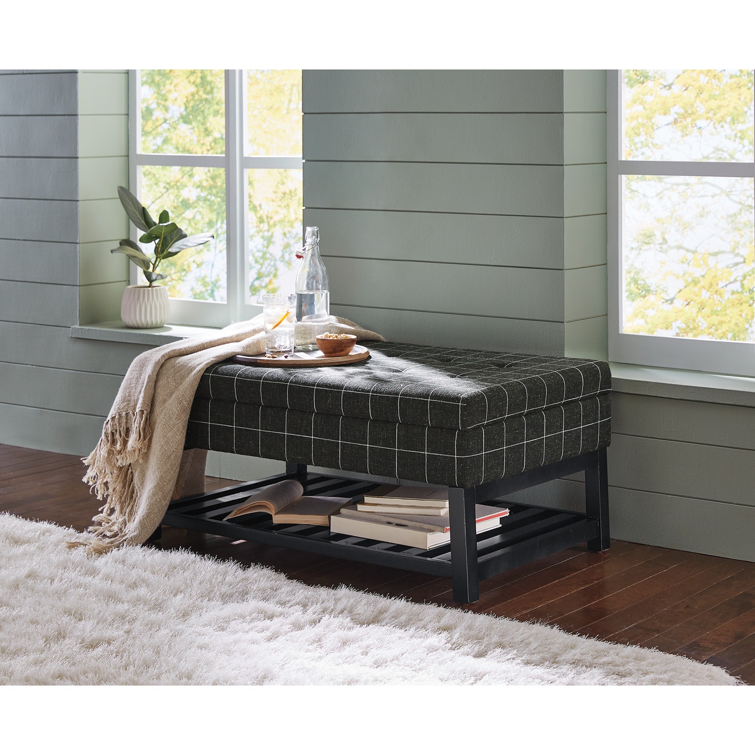 Hudson Storage Bench Seventh Avenue