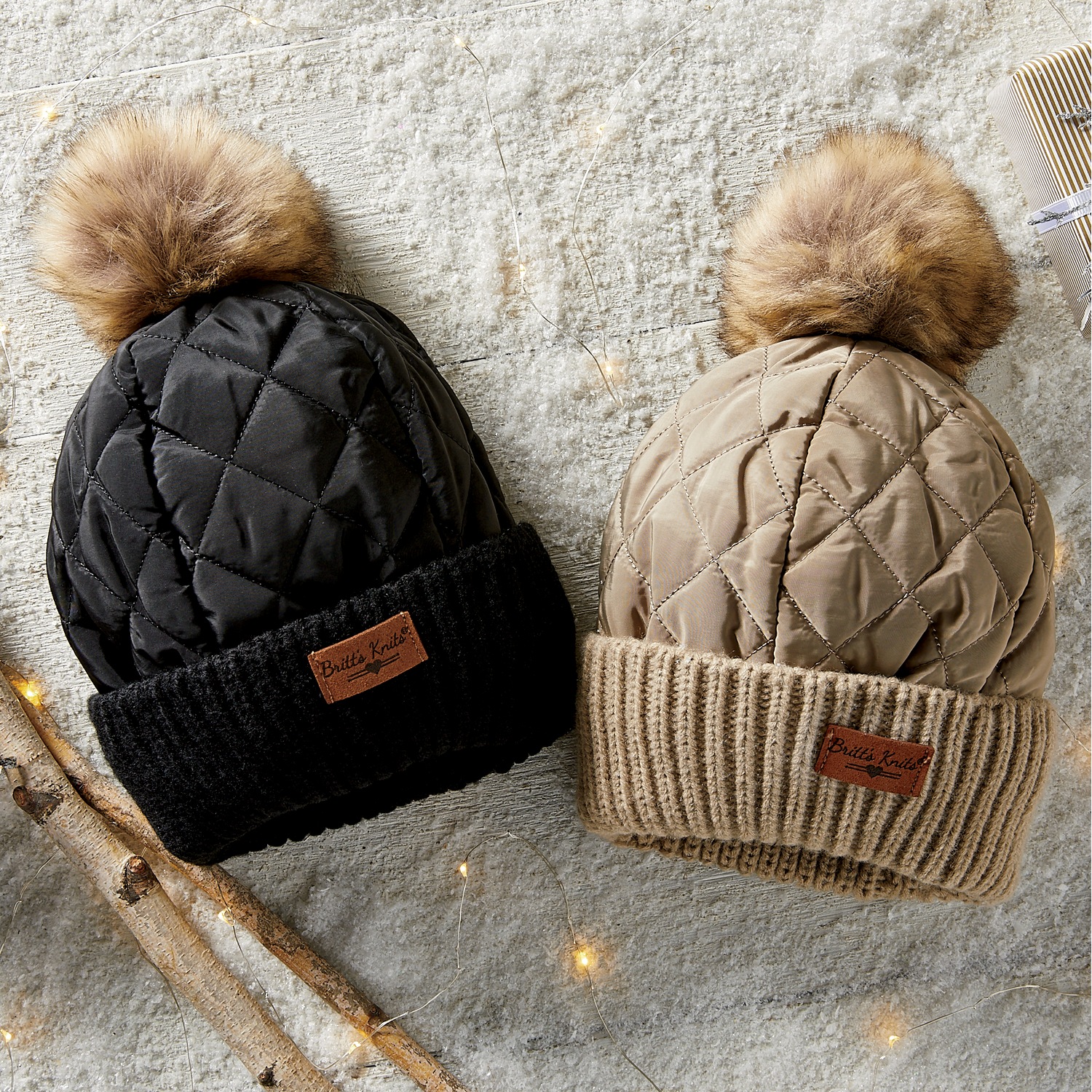 Britt’s Knits Quilted Puffer Beanie Seventh Avenue