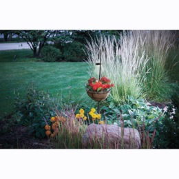 Solar Hanging Coir Flower Pot, , large