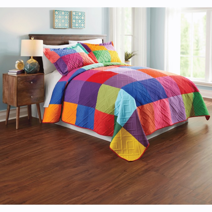 Color Connection&reg; Solid Quilt, Colorblock, large