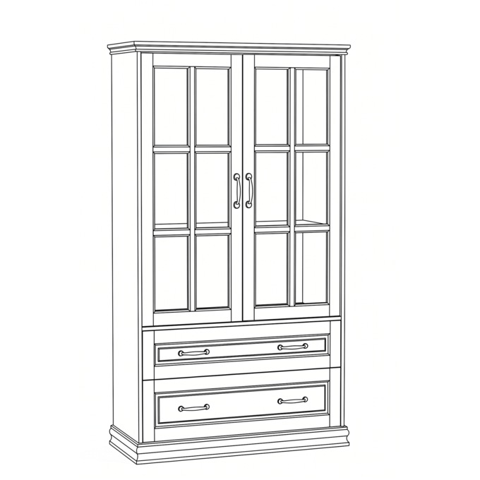 Dawson Media Display Cabinet, , large