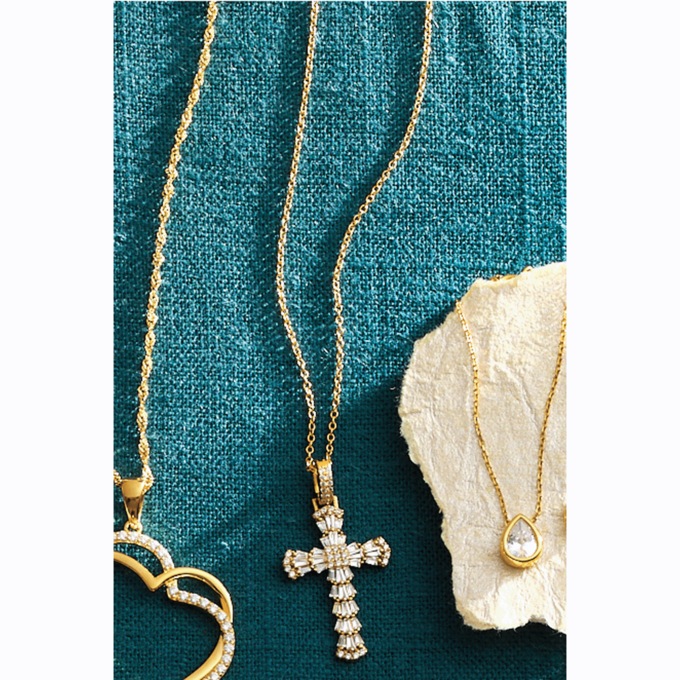 Cubic Zirconia Pendant, , large