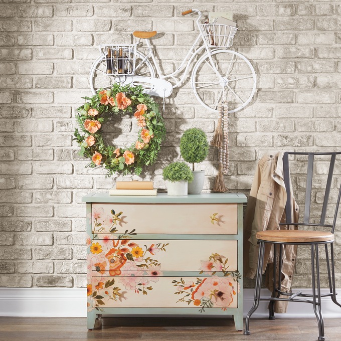 Hanging Bike with Baskets and Hooks, , large