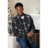 Microfleece Plaid Shirt, , large