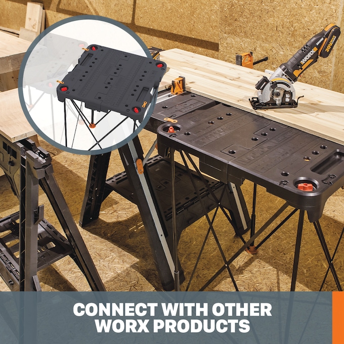 Worx Sidekick Folding Work Table, , large