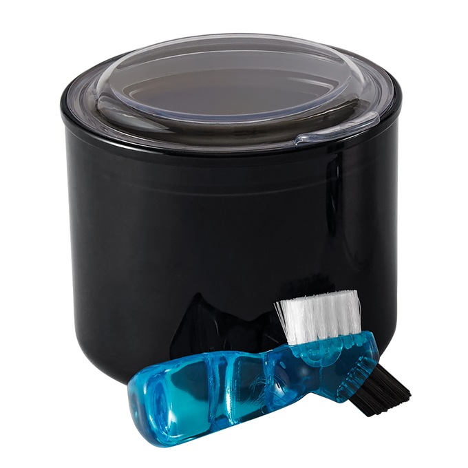 Denture Case with Brush, , large