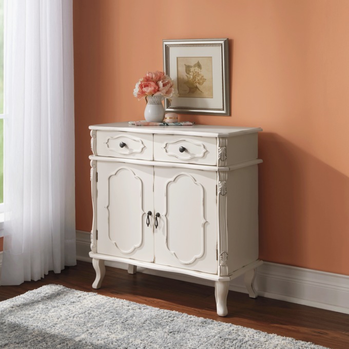 Ivory Carved Cabinet, , large