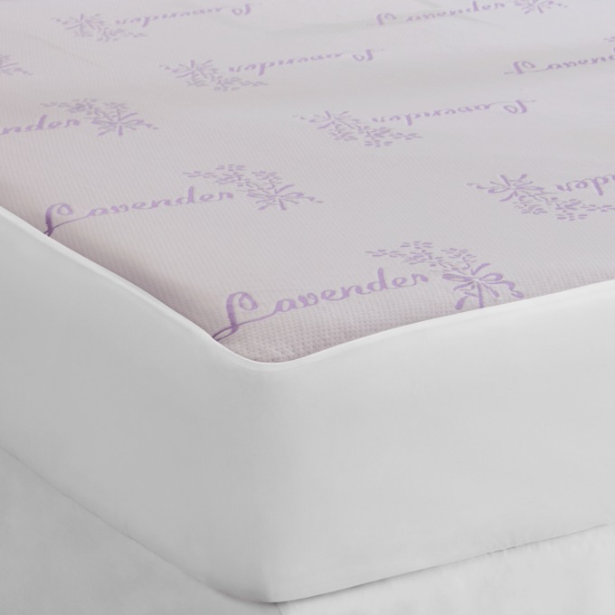 Waterproof Lavender Mattress Cover, , large