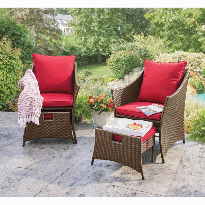 Chair with Ottoman, , large