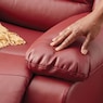 Overstuffed Recliner, Red, large
