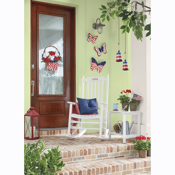3-Piece Americana Butterfly Art, , large