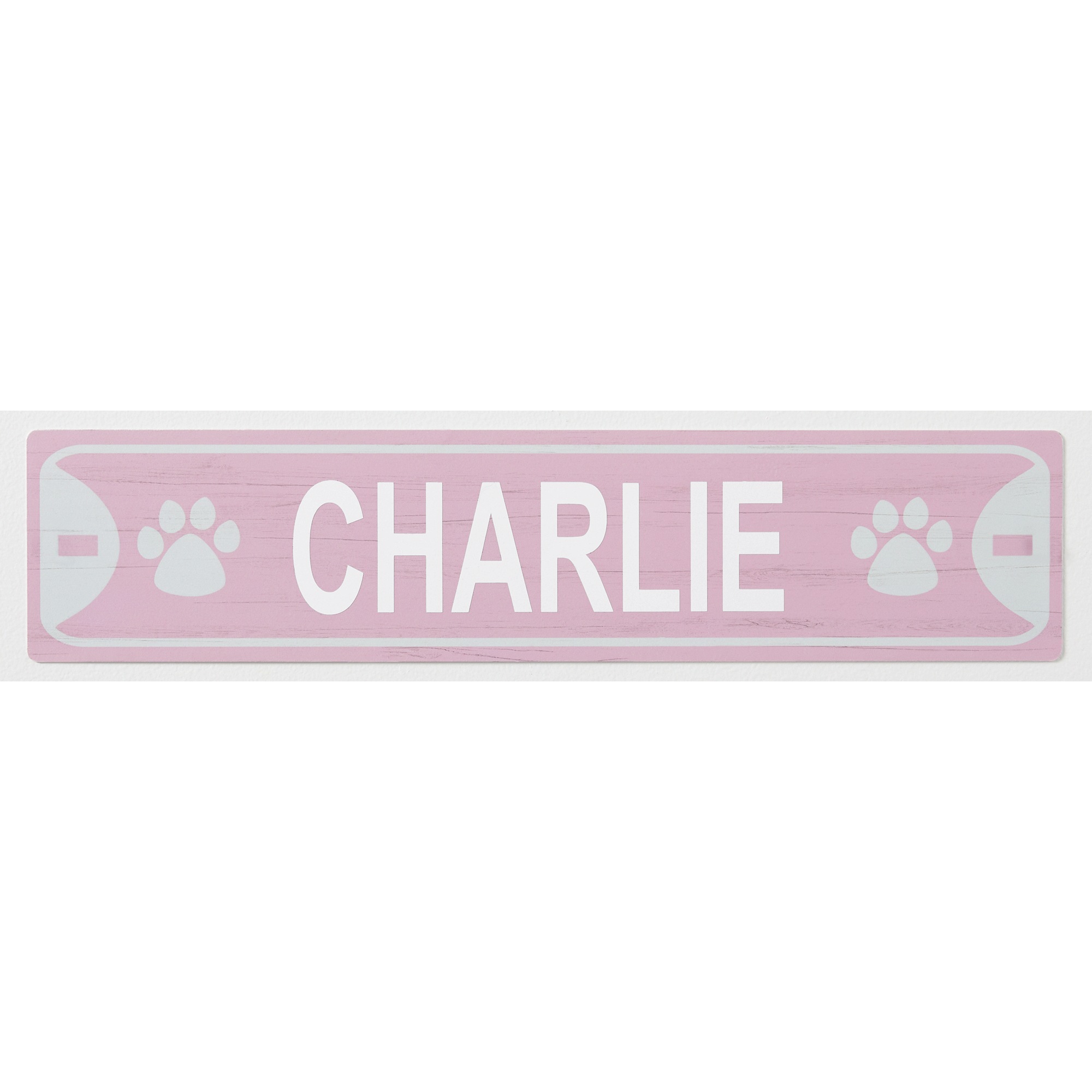 Personalized Pet Sign, Pink, large