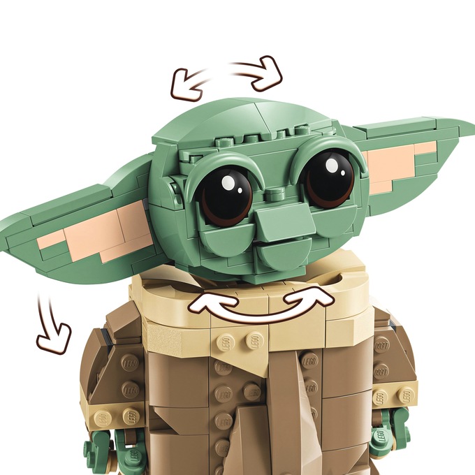 LEGO Star Wars Grogu with Hover Pram, , large