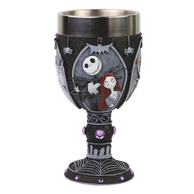 Nightmare Before Christmas Gem Decorated Goblet, , large