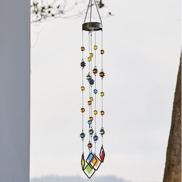 Glass Diamonds Wind Chime, , large