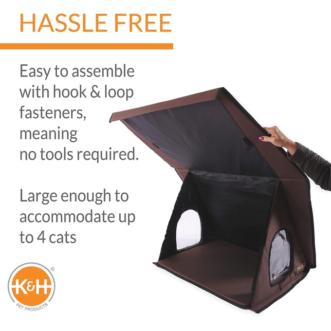 K&H Outdoor Multiple Kitty A-Frame, , large