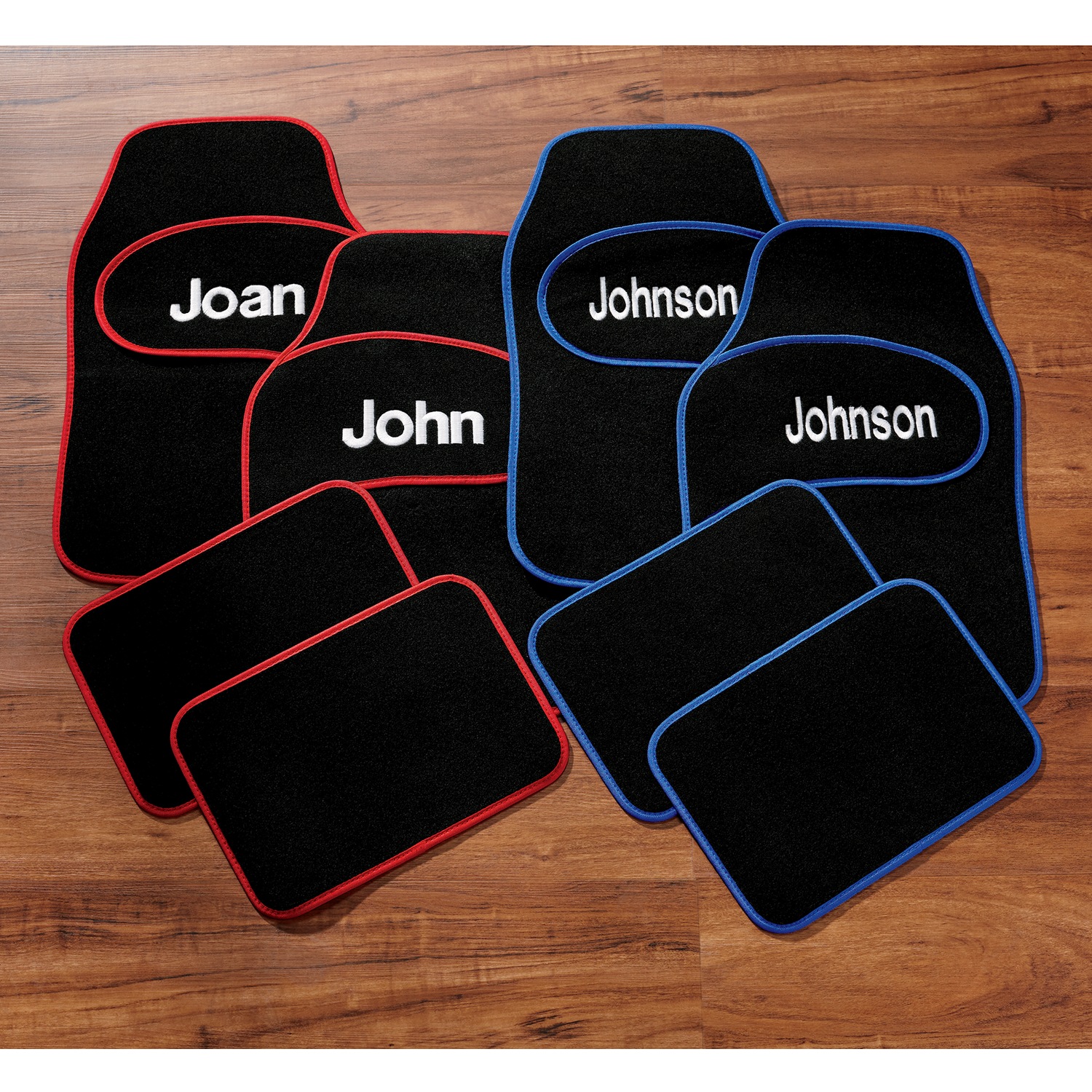 Personalized 4Piece Car Mat Set Seventh Avenue