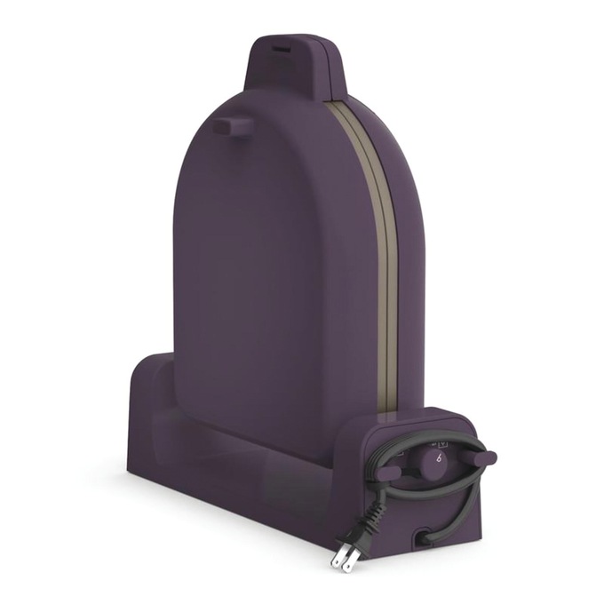 Bella Flip Waffle Maker, Plum, large