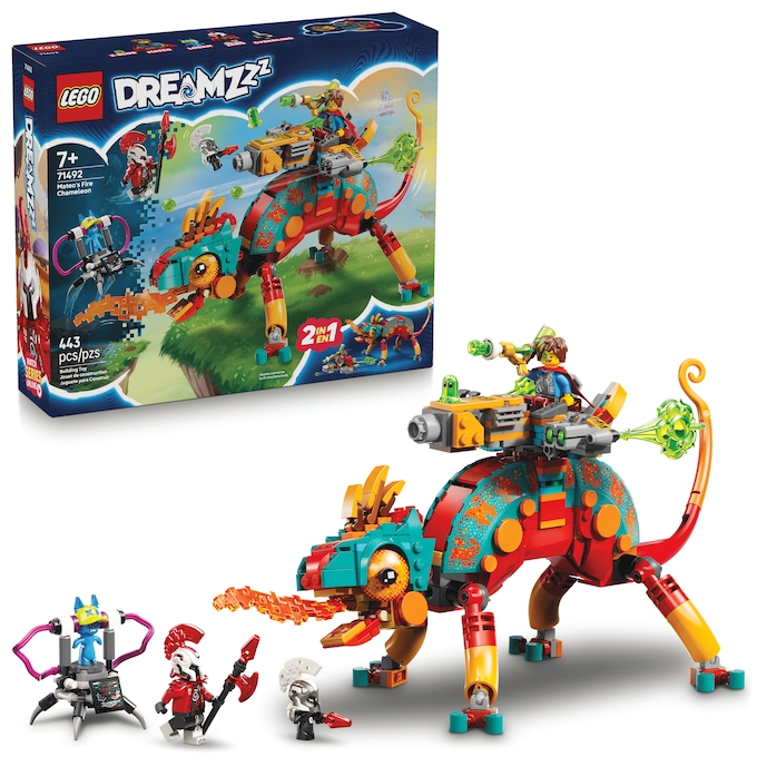 LEGO DREAMZzz Mateo's Fire Chameleon, , large