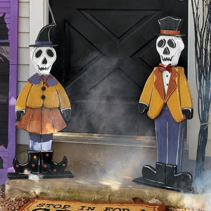 Chunky Wood Cutouts Skeletons, , large