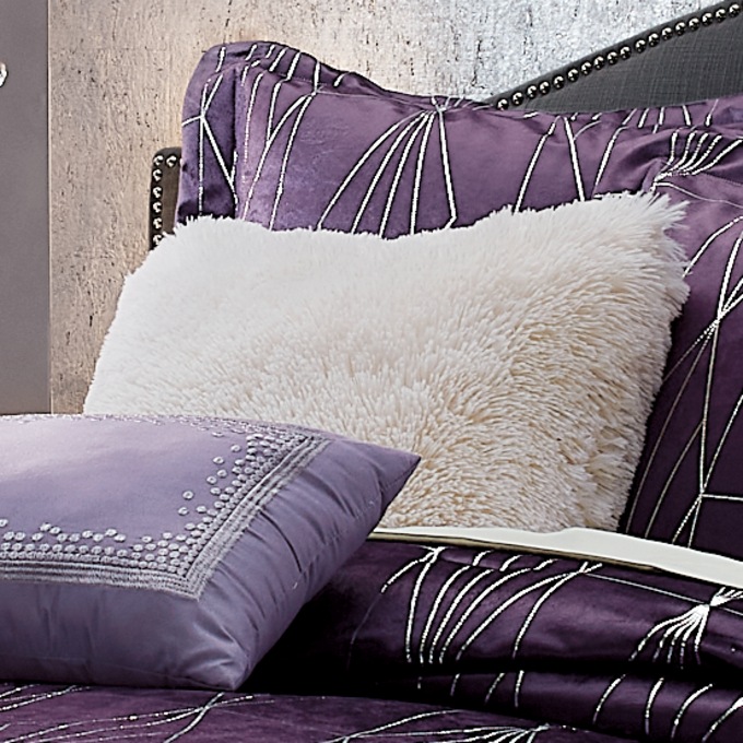 Marquis Square Shag Accent Pillow, , large