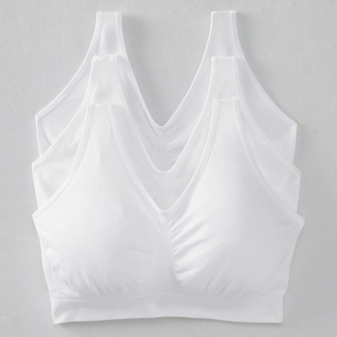 3-Pack Comfort Bras, , large