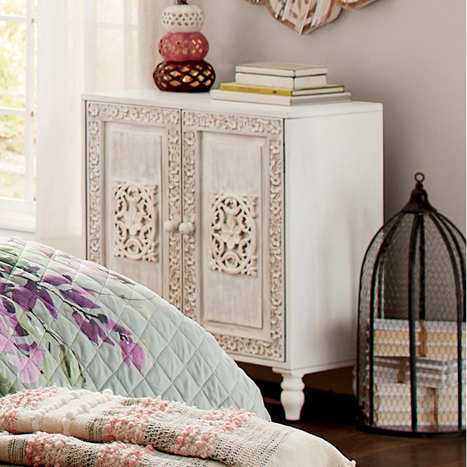 Samuel Carved-Door Cabinet, , large