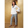 Ikat Printed Pant, , large