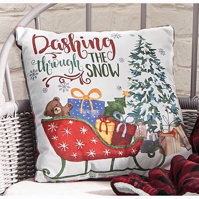 Christmas Indoor/Outdoor Pillow, , large