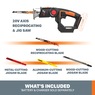 Worx 20V Reciprocating Saw/Jig Saw (Tool Only), , large