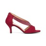 Classique Rhinestone Band Sandal, Red, large
