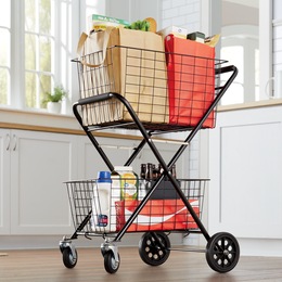 2-Tier Shopping Cart, , large