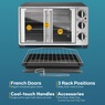 Elite Gourmet Double French Door Toaster Oven, , large