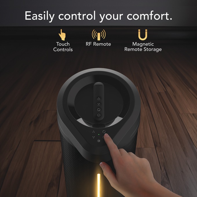 Vornado ARA Oscillating Tower Fan with Ambient Light, , large