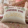 Meet Me Under The Mistletoe Pillow, , large