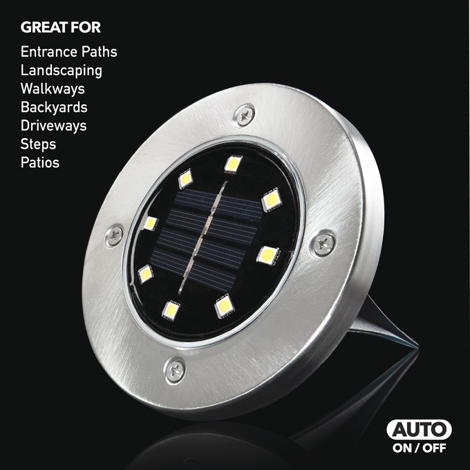 Bell+Howell Disk Lights Deluxe 4-Pack, , large