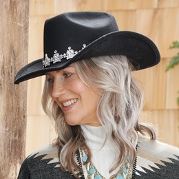 Embellished Cowboy Hat, , large