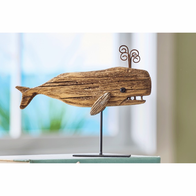 Weathered Whale Figurine, , large