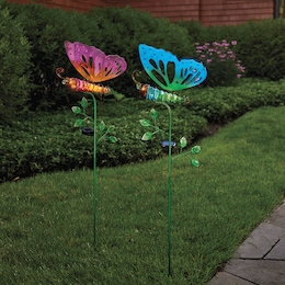 Solar Butterfly Stake, , large