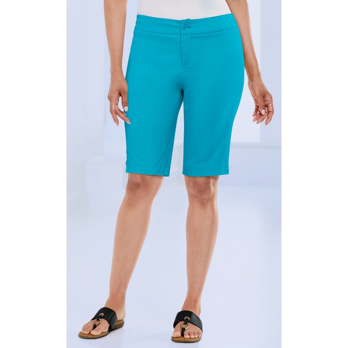 Button-Leg Bermuda Short, , large