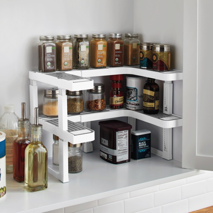 Spicy Shelf Stackable Cabinet Organizer, , large