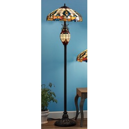Wicklow Stained Glass Floor Lamp, , large