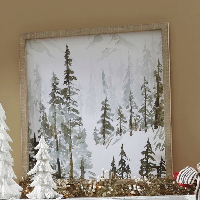 Pine Mountains Framed Wall Art, , large