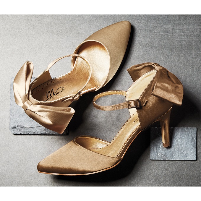 D'orsay Bow Pump for Women with Memory Foam and 3" Heel, , large