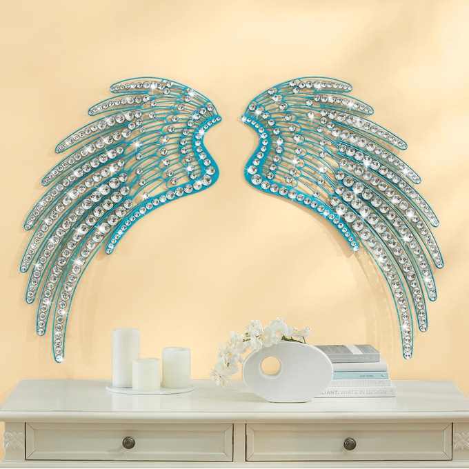 Set Of 2 Jeweled Wings Wall Decor Seventh Avenue