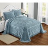 Emily Chenille Bedspread, Blue, large