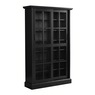 Merrick Sliding-Door Media Cabinet, Black, large