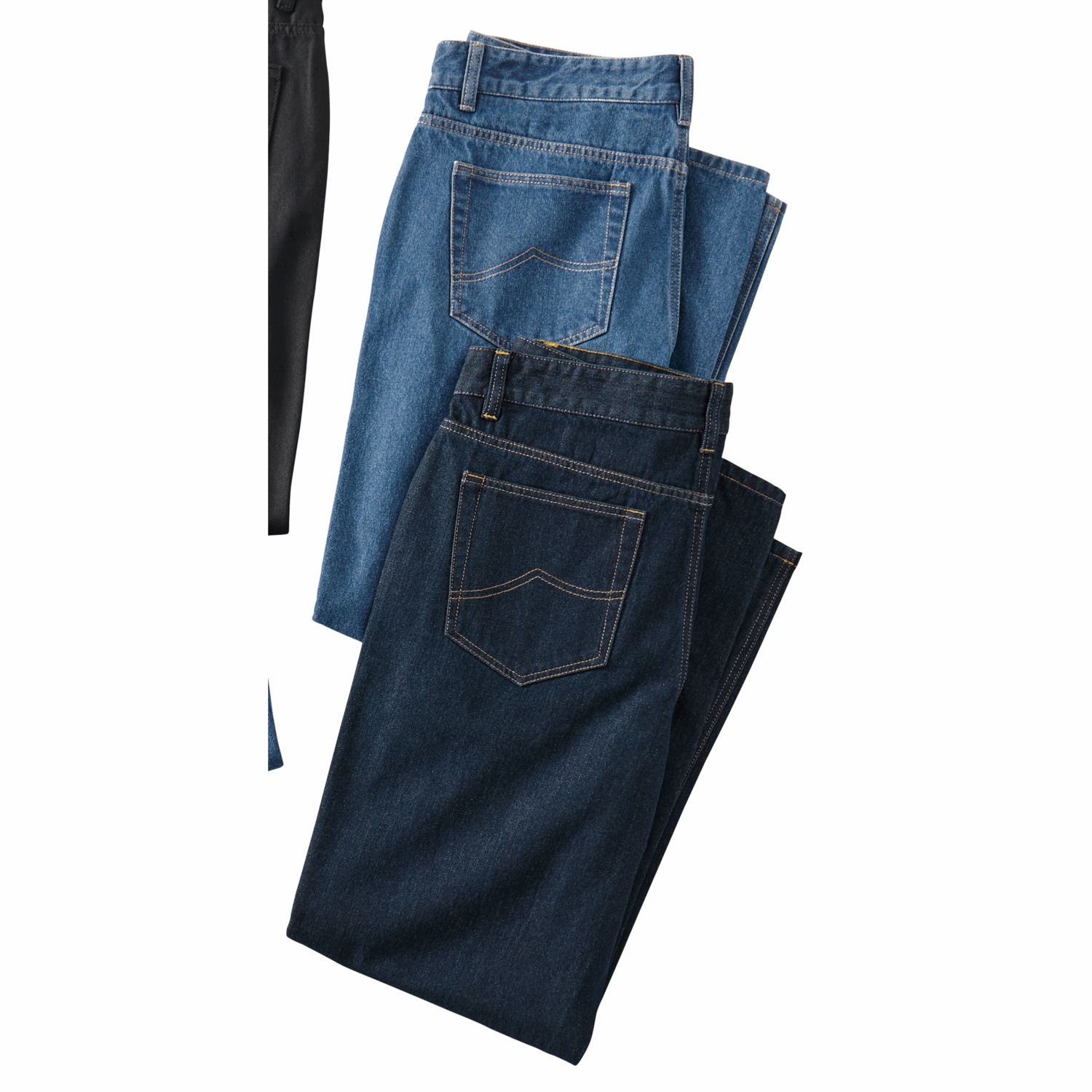 2-Pack Classic Denim Jeans with Zip Fly and 5 Pockets | Seventh Avenue